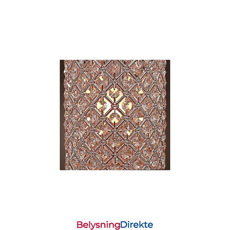 Krystalldråpe-Pendellampe I Sylinderstil