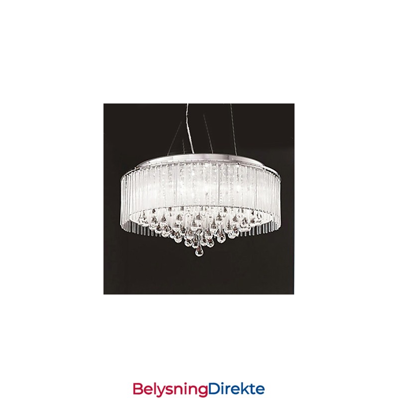 Moderne Og Moderne Trommekrystallkrom Pendellampe