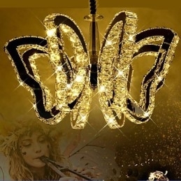 Sommerfugllampe Moderne Luksuriøs Krystalllampe 8