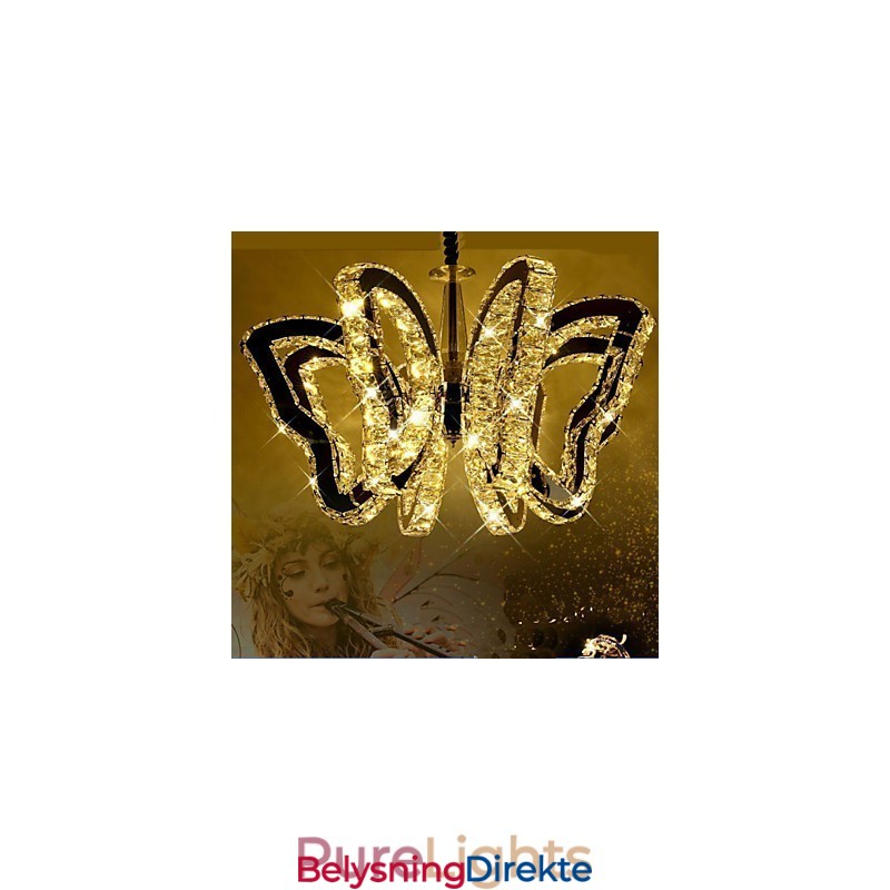 Sommerfugllampe Moderne Luksuriøs Krystalllampe 8