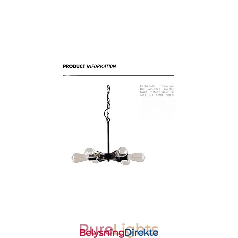 Edison Retro Lysekrone