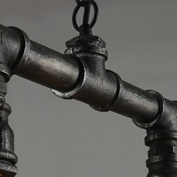 Tradisjonell Klassisk Vintage Lanterne Landlig Retro Mini-Stil Maleri Metall Pendellampe Spisestue