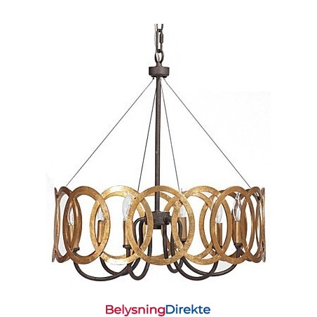 Tradisjonell Klassisk Gullmetalllysekrone