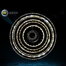 Moderne Pendellampe I Klar Krystall, Lysekrone Til Taket, D100 Cm + D80 Cm + D60 Cm + D40 Cm