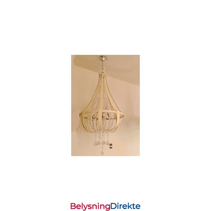 Postmoderne Luksuriøs Skinnkrystall Kreativ Lron-Lysekrone