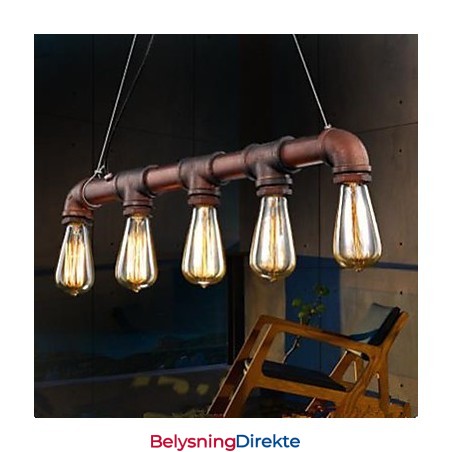 Amerikansk Landlig Industriell Veranda Loftsrør Droplight