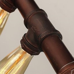 Amerikansk Landlig Industriell Veranda Loftsrør Droplight