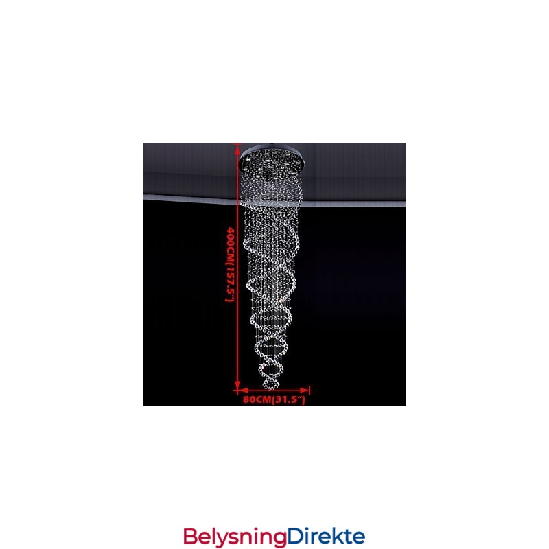 Krystalltaklamper Med 13 Lys, Moderne Sølvfarget, Gjennomsiktig K9-Krystallarmaturer