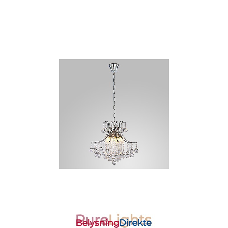 Luksuriøs Moderne Krystall Pendellampe Med 6 Lys