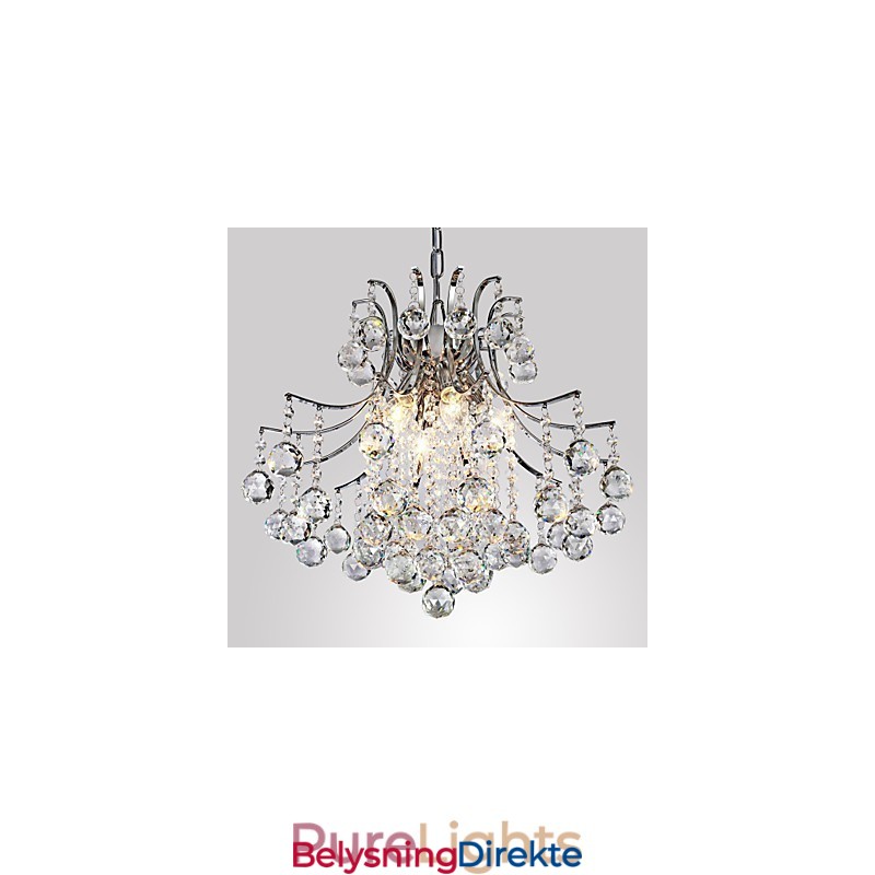Luksuriøs Moderne Krystall Pendellampe Med 6 Lys
