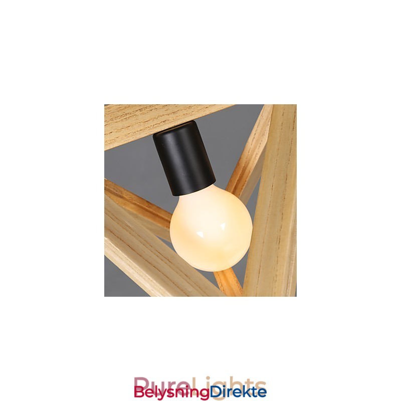 Europeisk Stil, Kreativ, Landlig, Restaurerende, Gamle Måter, Trekantet, Treboks-Dråpelampe