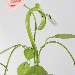 Valentinsdagshageblomster Og -Planter Absorberer Kuppellys