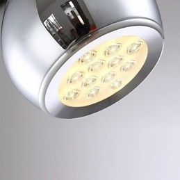 Moderne Og Moderne Globeformet Anhengslampe I Metall Med Elektroplettering