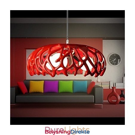 Moderne Samtidsmaleri Harpiks Pendellampe