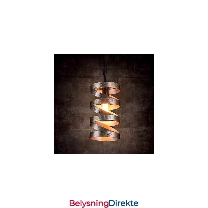 Anhengslampe Med 1 Vintage Minimalistisk Jernmaling