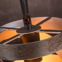 Anhengslampe Med 1 Vintage Minimalistisk Jernmaling