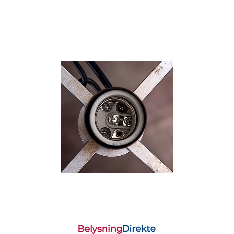 Anhengslampe Med 1 Vintage Minimalistisk Jernmaling