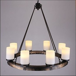 Vintage Gammel Tre Lysekrone I Tre