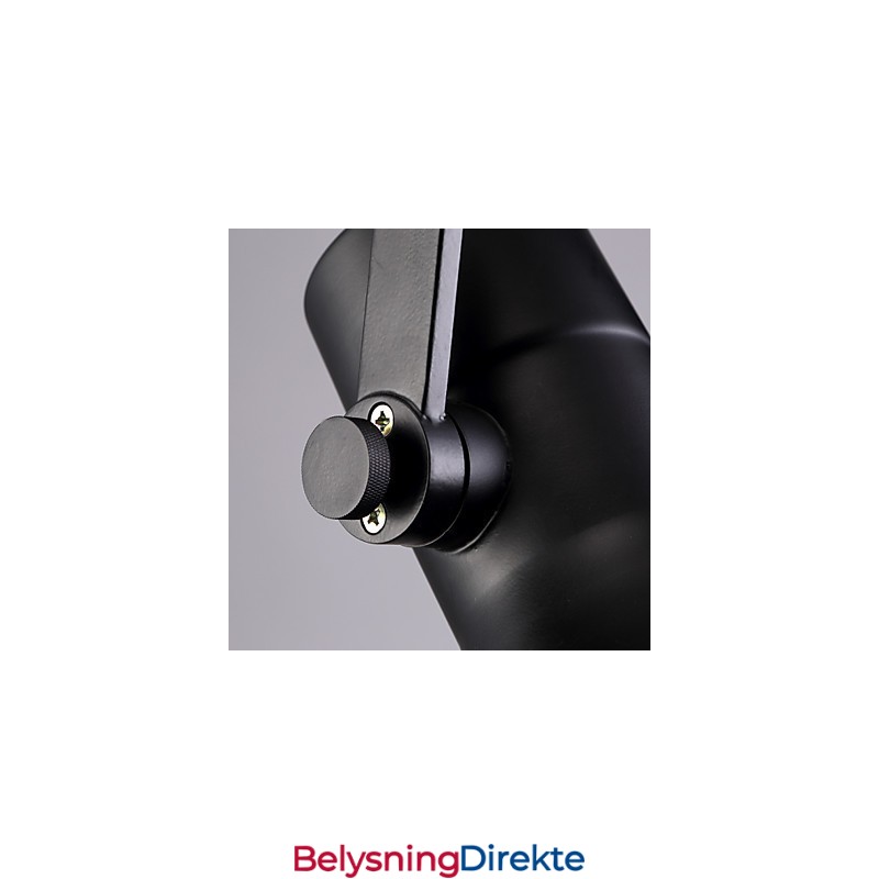 Sort Retro Jernpendellampe Og Glassskjermbutikk