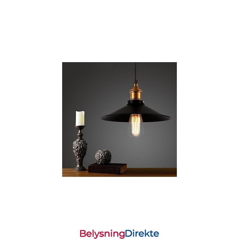 Europeisk Stil Retro Klassisk Pendellampe Kunstdråpelampe Gir Pærediameter 30 Cm