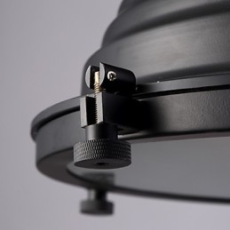 Sort Retro Jernpendellampe Og Glassskjermbutikk