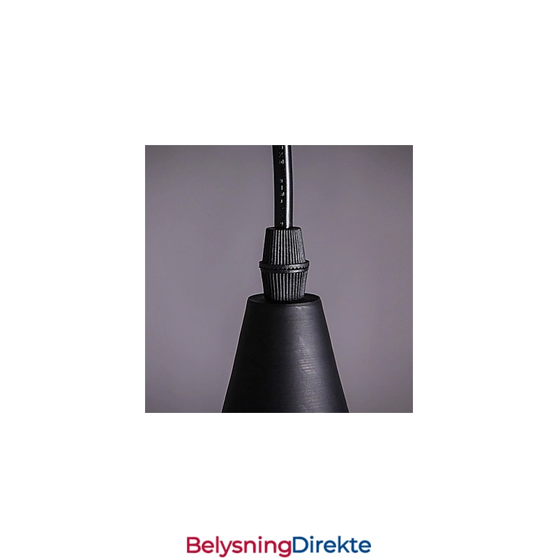 Strømlinjeformet Pendellampe I Svart