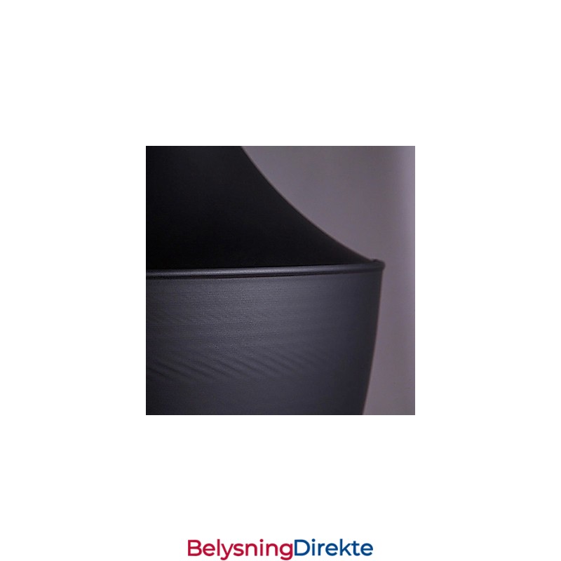 Strømlinjeformet Pendellampe I Svart