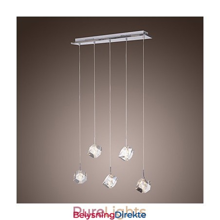 Moderne Og Moderne Pendellampe I Krystallkrom