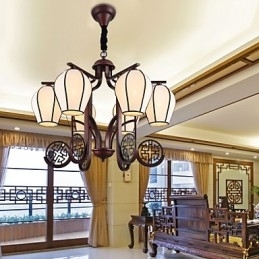 Rustikk Lysekrone I Metall I Ministil I Vintagestil I Hyttestil