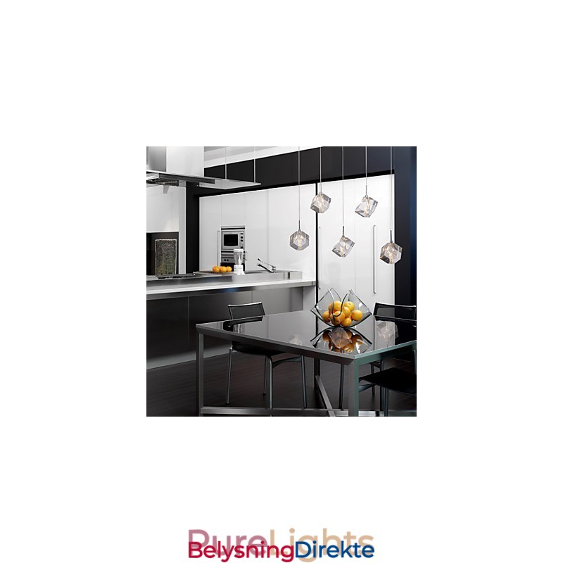 Moderne Og Moderne Pendellampe I Krystallkrom