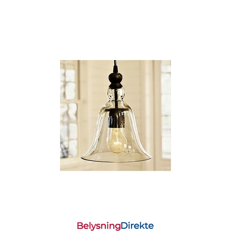 Tradisjonell Klassisk Vintage Bolle I Ministil, Galvanisert Pendellampe