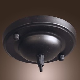 Tradisjonell Klassisk Vintage Bolle I Ministil, Galvanisert Pendellampe