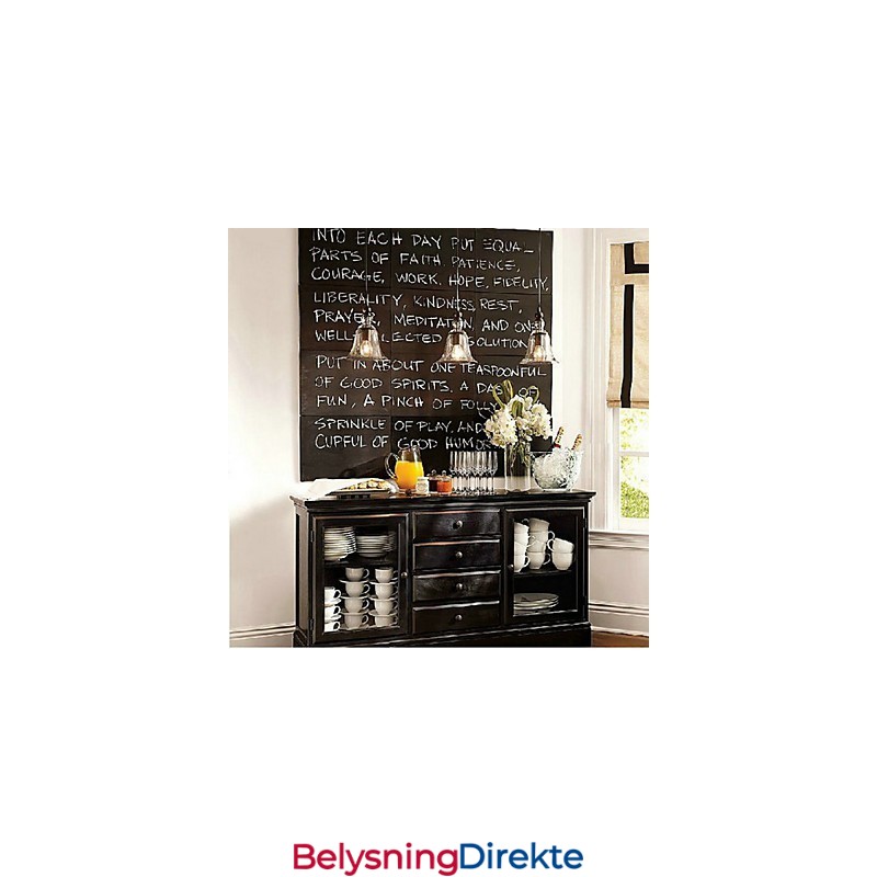 Tradisjonell Klassisk Vintage Bolle I Ministil, Galvanisert Pendellampe