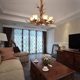 Lysekrone Anhengslampe Vintage Harpiks