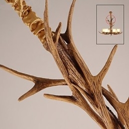 Lysekrone Anhengslampe Vintage Harpiks