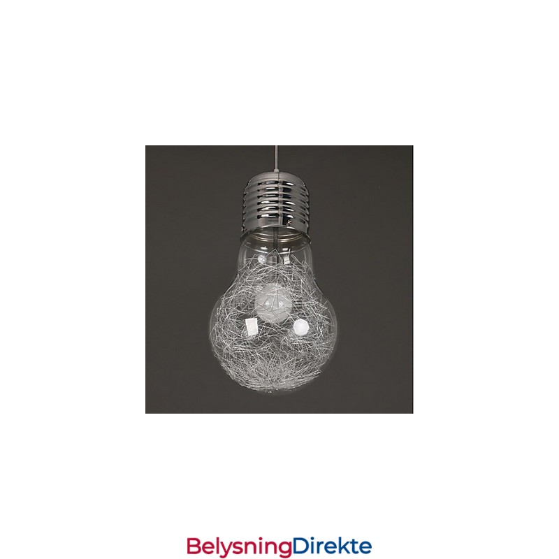 Enkle Ideer Med En Stor Lyspære I Glass – Droplight-Lampe