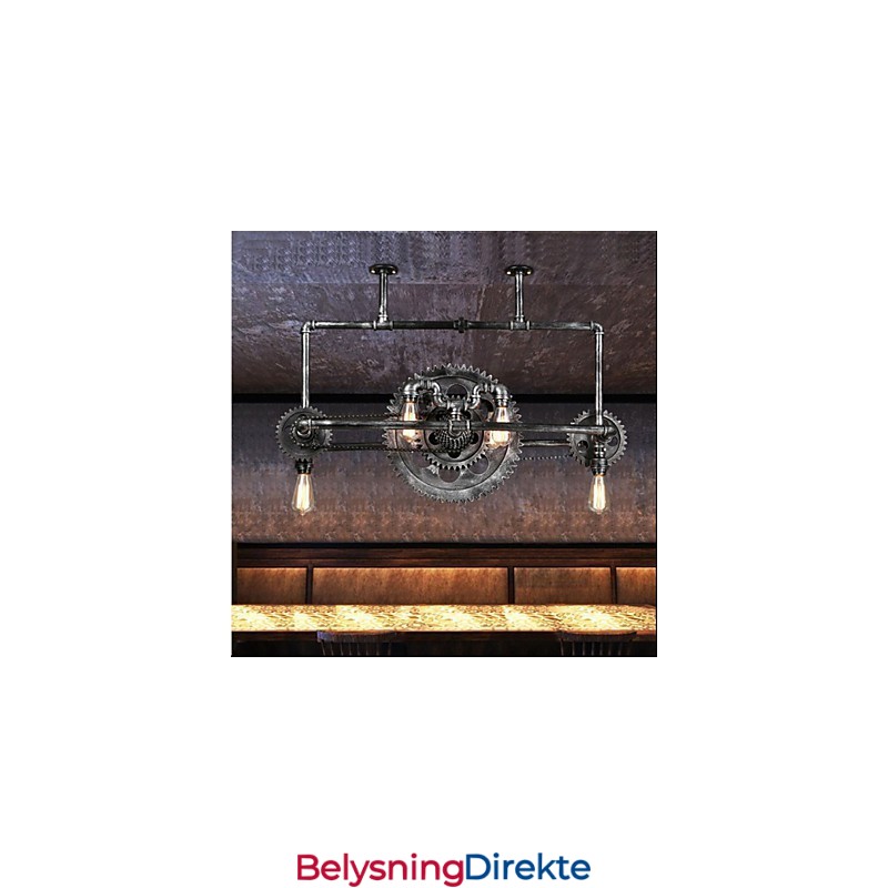Jernrørlysekrone Industriell Vindutstyr Hengelampe
