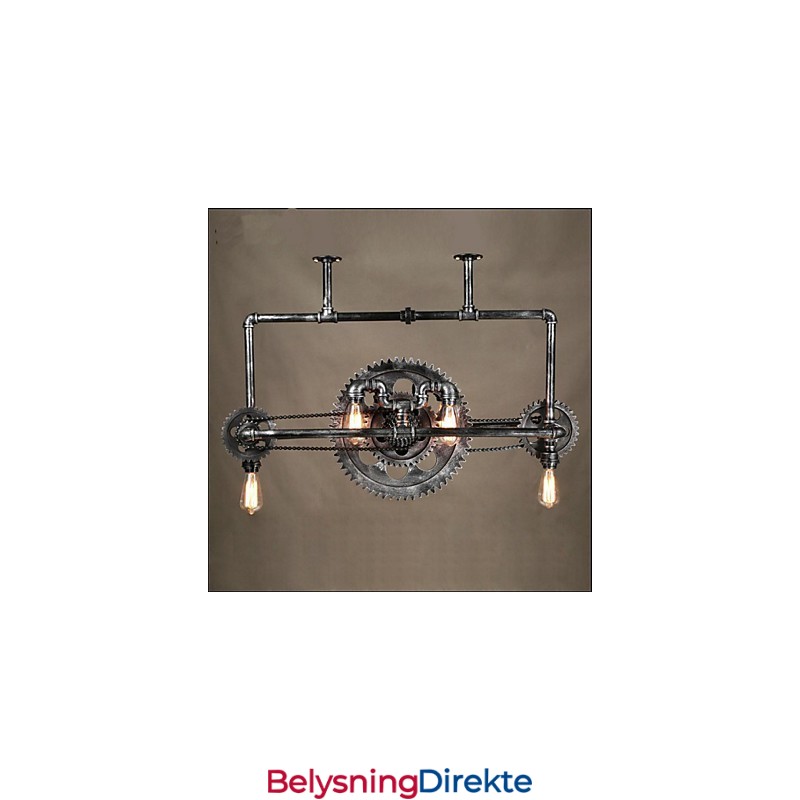 Jernrørlysekrone Industriell Vindutstyr Hengelampe