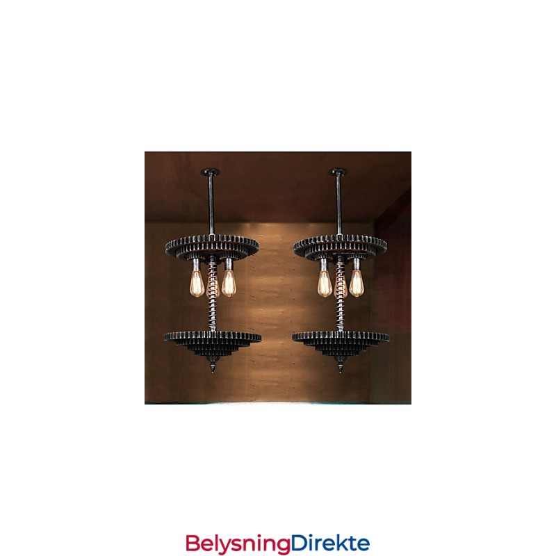 Vintage Lron Lysekrone Lysekrone Kreativ Mekanisk Utstyr