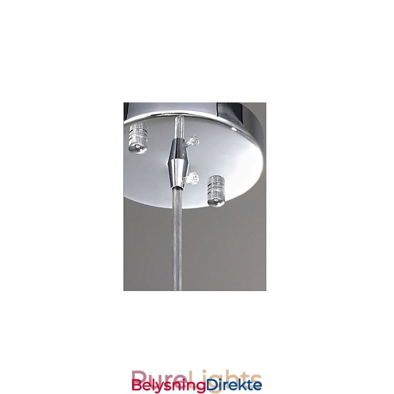 Moderne Og Moderne Globeformet Krystall Mini-Stil Galvanisert Pendellampe