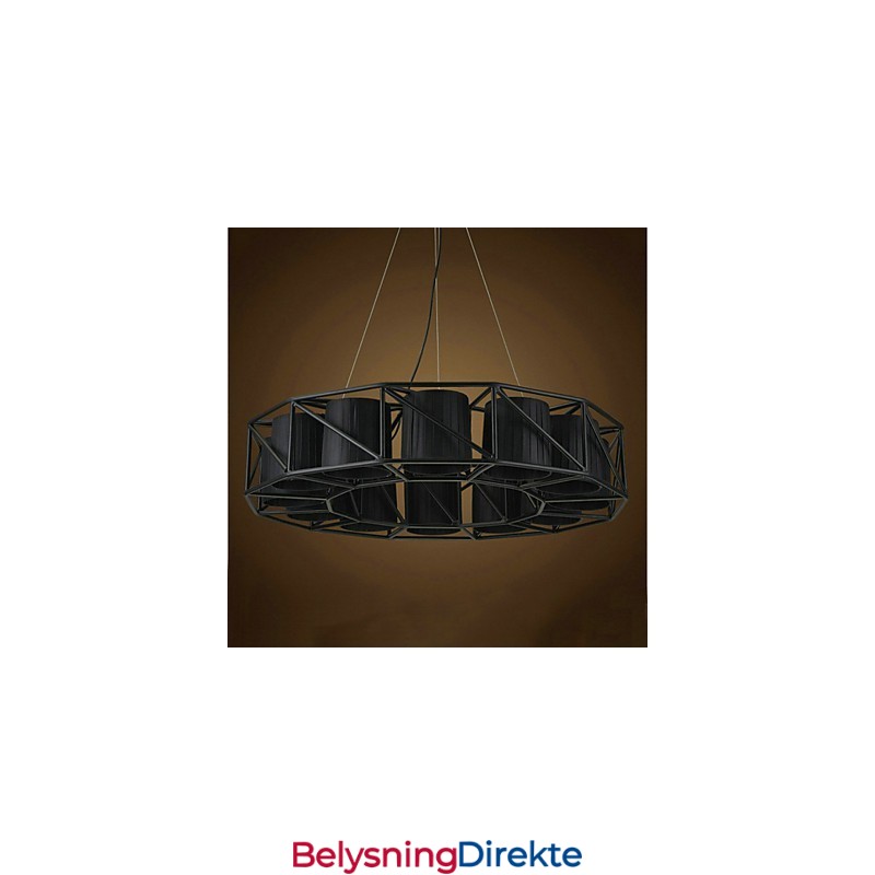 Vintage Landlig Maling Metall Pendellampe Garasje