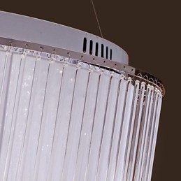 Moderne Og Moderne Trommekrystall Galvanisert Pendellampe