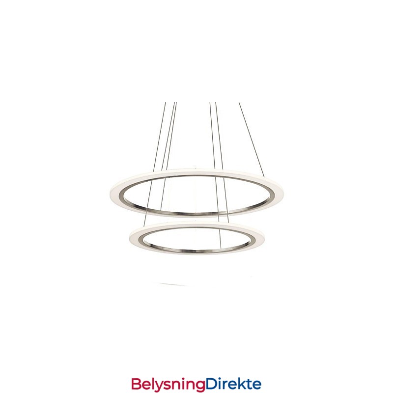 Akryl Pendellamper Takhengende Lysekrone Lysarmaturer Med 2 Ringer