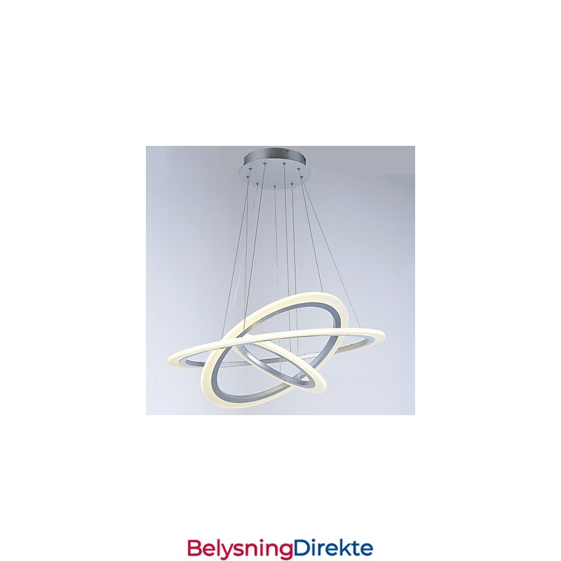 3 Ring Diy Form Akryl Pendellampe Taklamper Lysekronebelysning