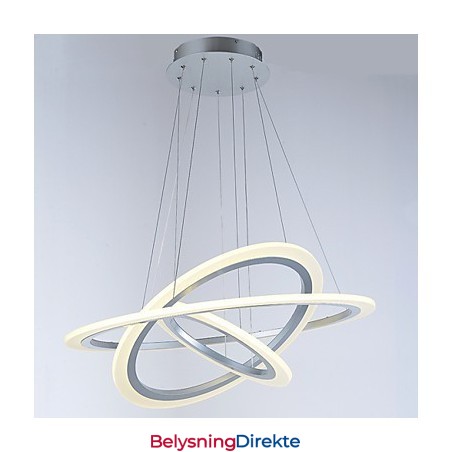 3 Ring Diy Form Akryl Pendellampe Taklamper Lysekronebelysning