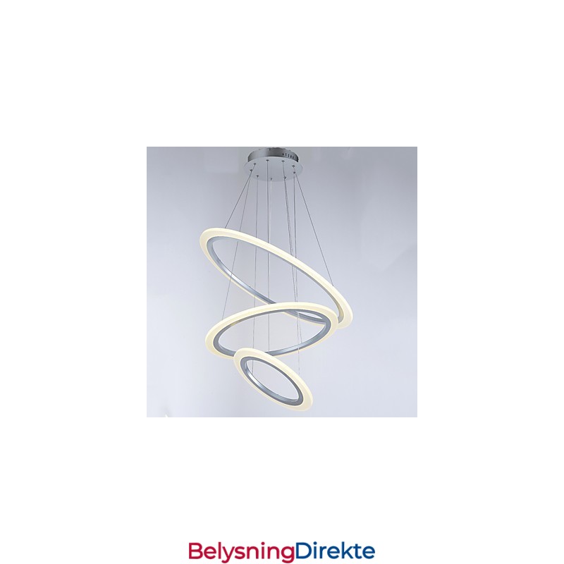 3 Ring Diy Form Akryl Pendellampe Taklamper Lysekronebelysning