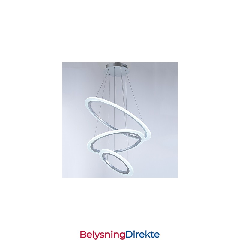 3 Ring Diy Form Akryl Pendellampe Taklamper Lysekronebelysning