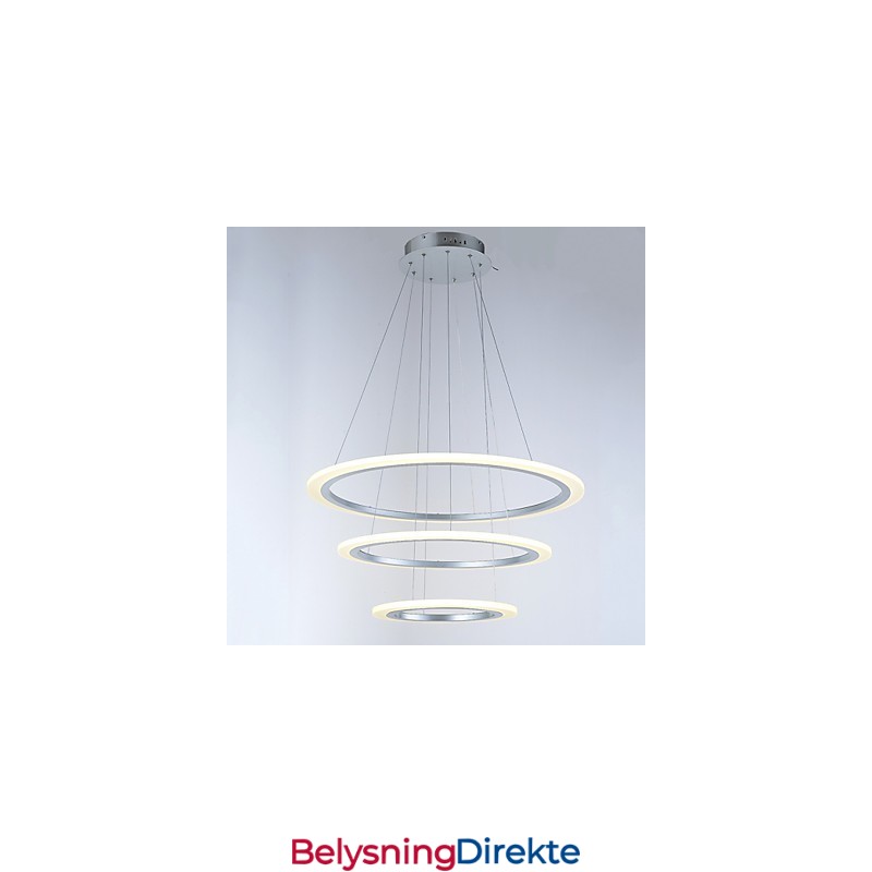 3 Ring Diy Form Akryl Pendellampe Taklamper Lysekronebelysning