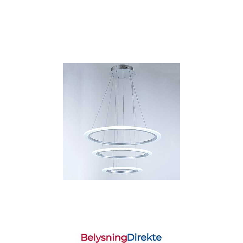 3 Ring Diy Form Akryl Pendellampe Taklamper Lysekronebelysning