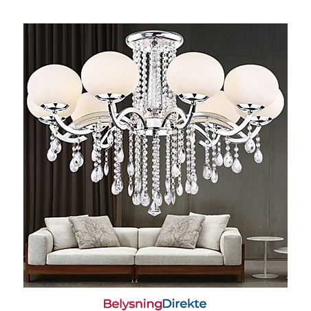 Lysekrone I Krystall, Luksuriøs Moderne Livsstil, 9 Lys
